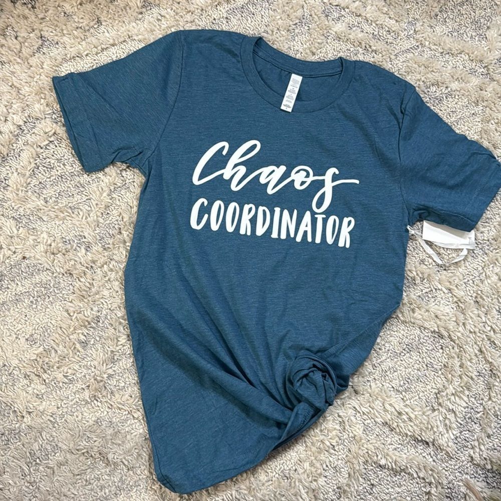 Katydid Chaos Coordinator Graphic Tee Size S NEW